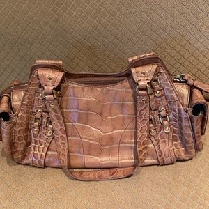 COLE HAAN crocodile pocketbook